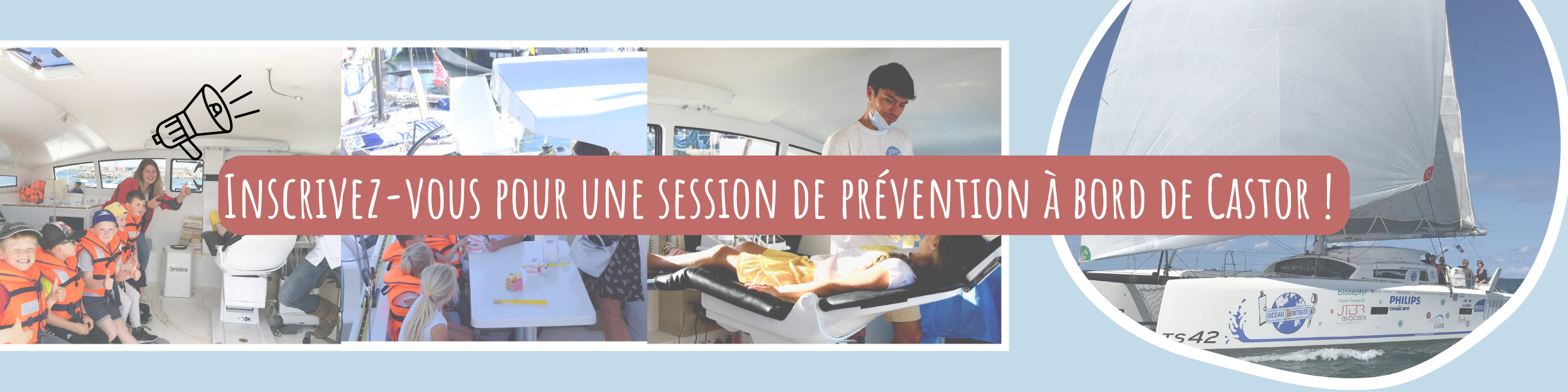 Inscrivez-vous pour une session de prévention à bord de Castor