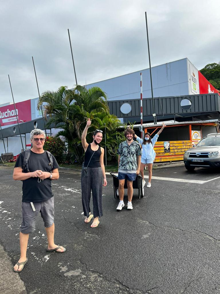 La team Océan Dentiste qui fait les courses